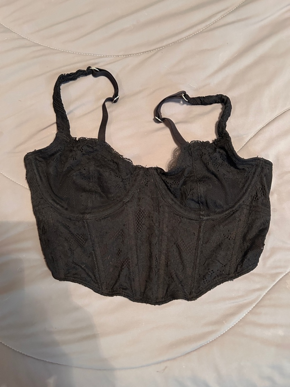 Boned Corset Crop Top